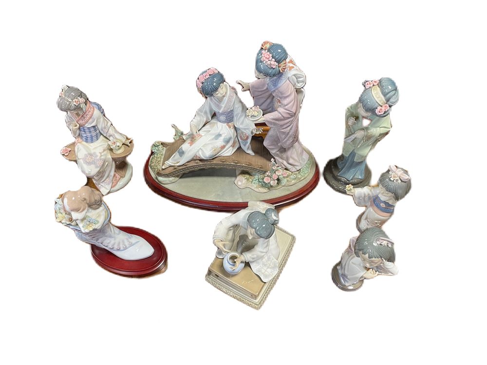 Varias figuras porcelana Lladró