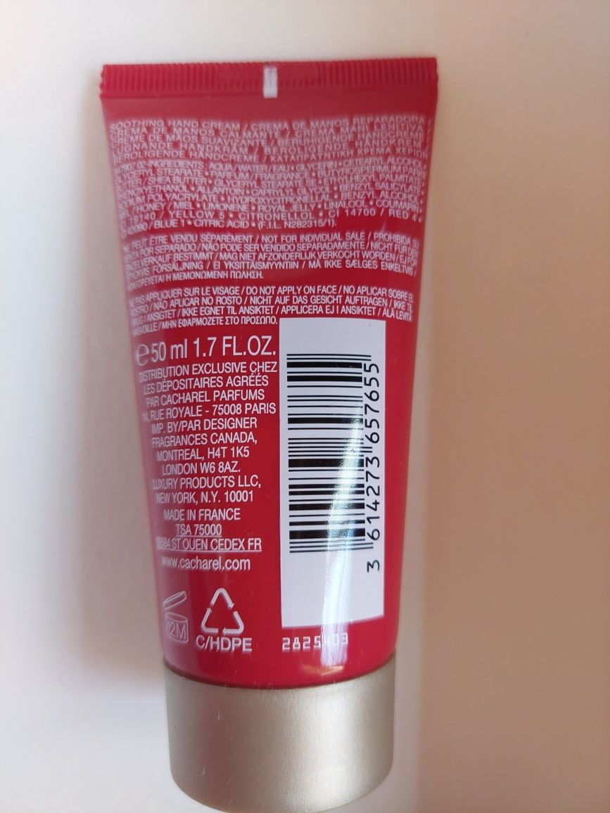 Creme calmante para as mãos CACHAREL Yes I Am 50ml