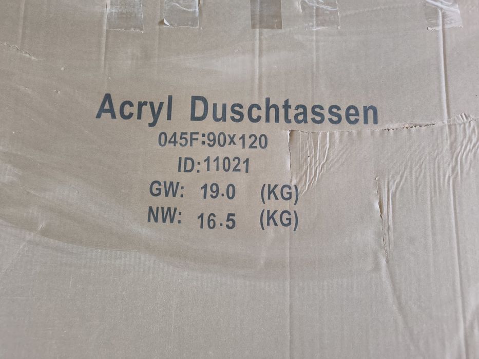 Base de duche 120x90cm acrílica