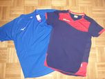 Dwie koszulki siatkarskie Mizuno i Mikasa rozmiar M