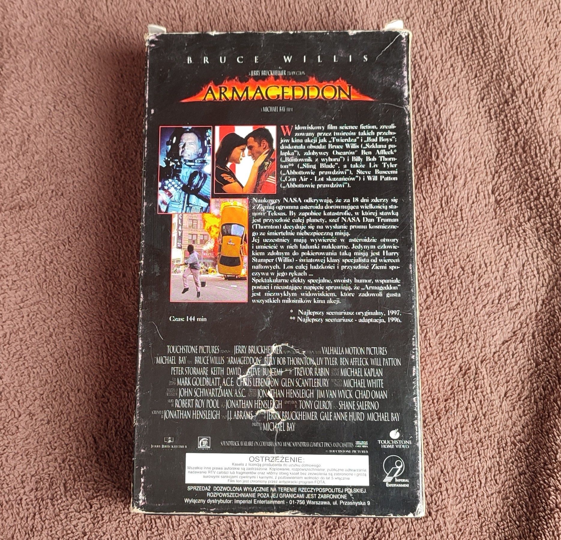 Kaseta VHS - Armageddon