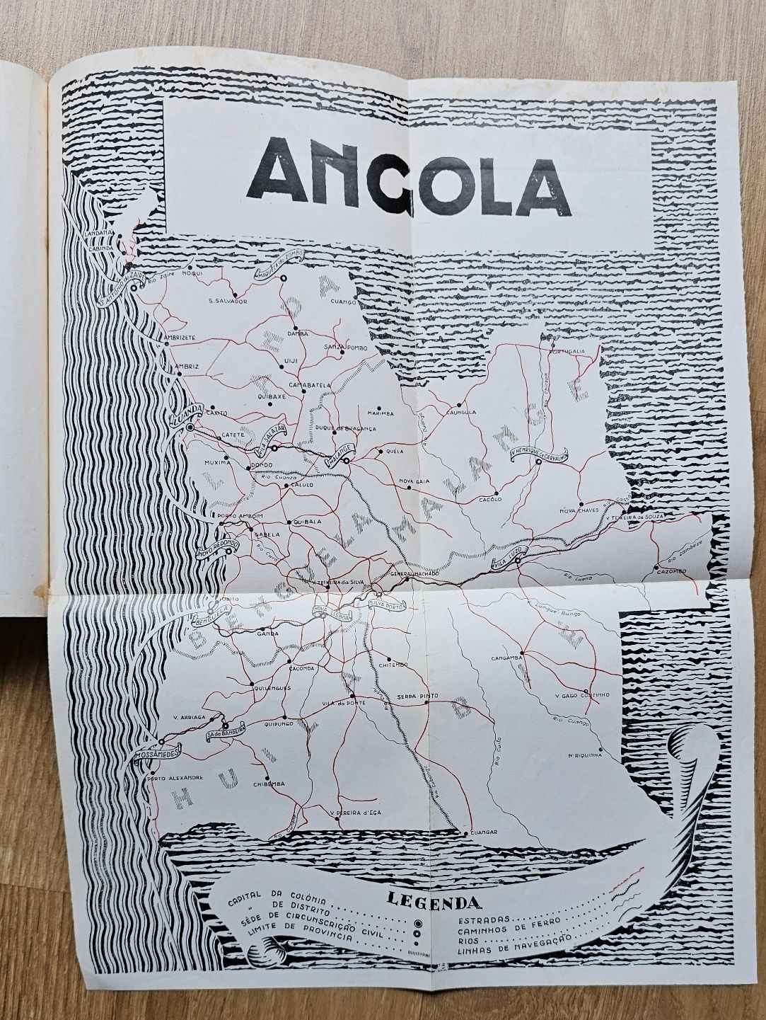 Roteiro de Angola 1938 (raro)