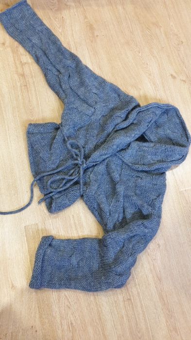 Sisley wełna, moher akryl , cieply sweter