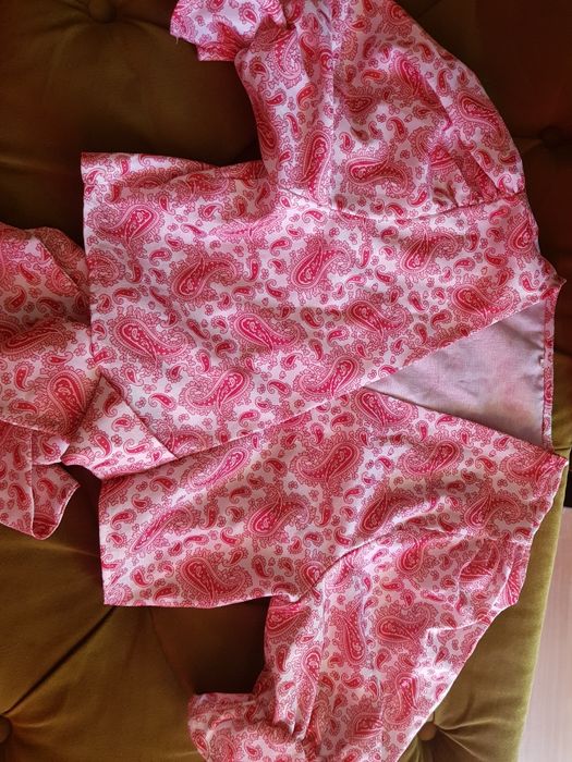 Bluzka kopertowa top crop