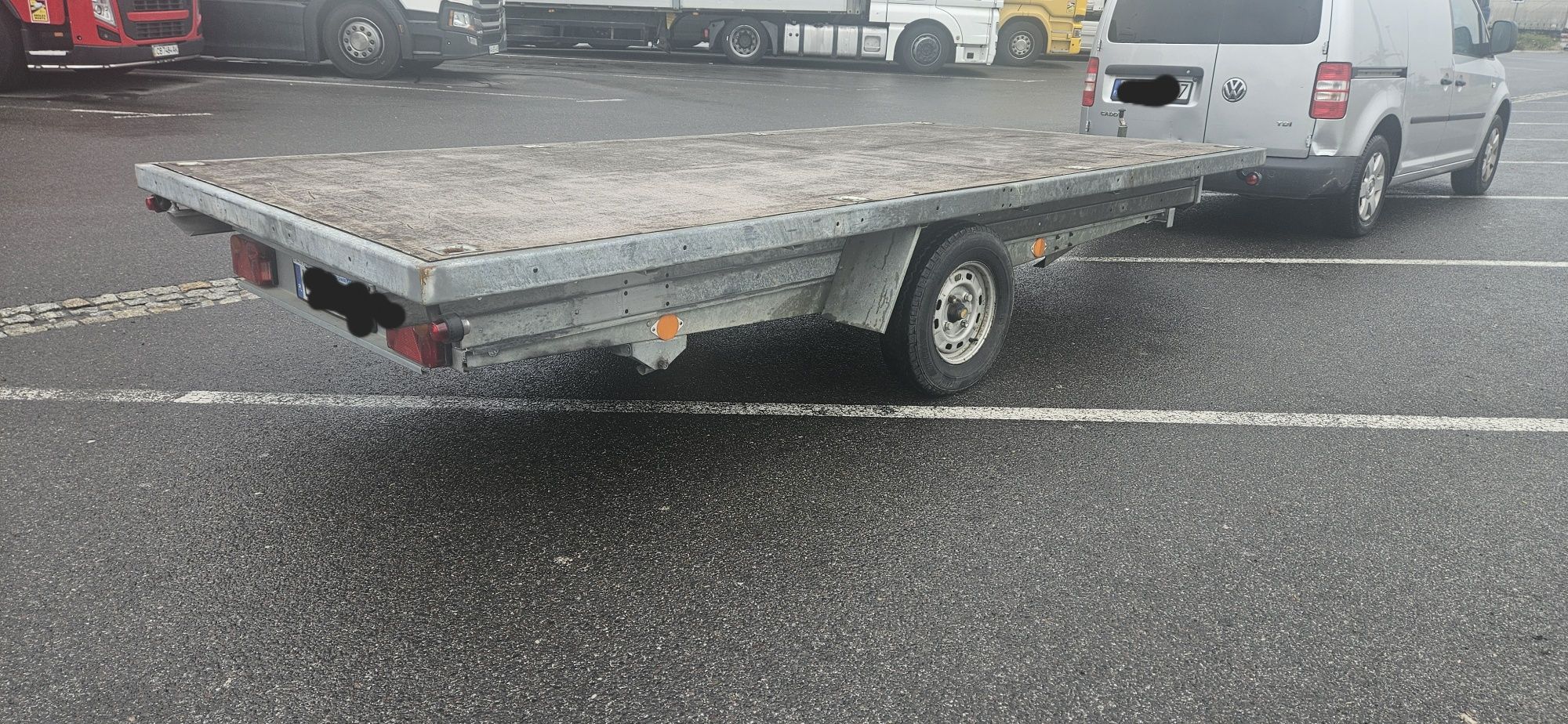 Sprzedam Przyczepka Samochodowa Platforma  409 cm Przyczepa