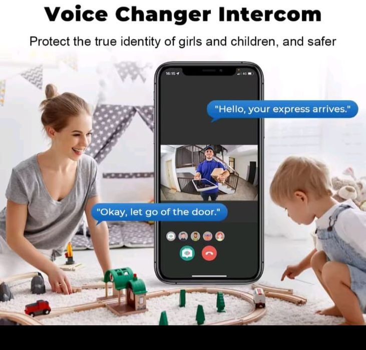 Campainha de vídeo inteligente sem fio