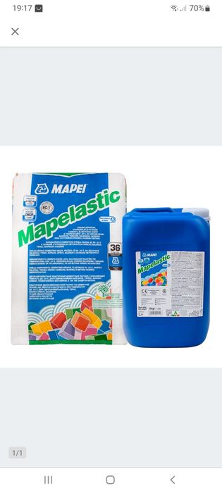 Hydroizolacja Mapei Mapelastic 32 kg