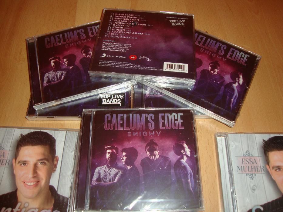 Cd´s Música de Caelum´s Edge e Santiago (Novos)