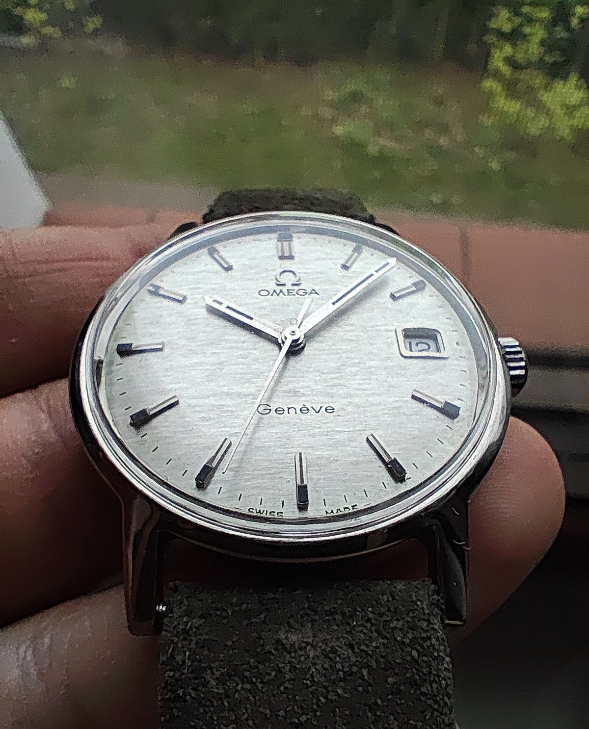 Omega Geneve, 1970, stal, vintage