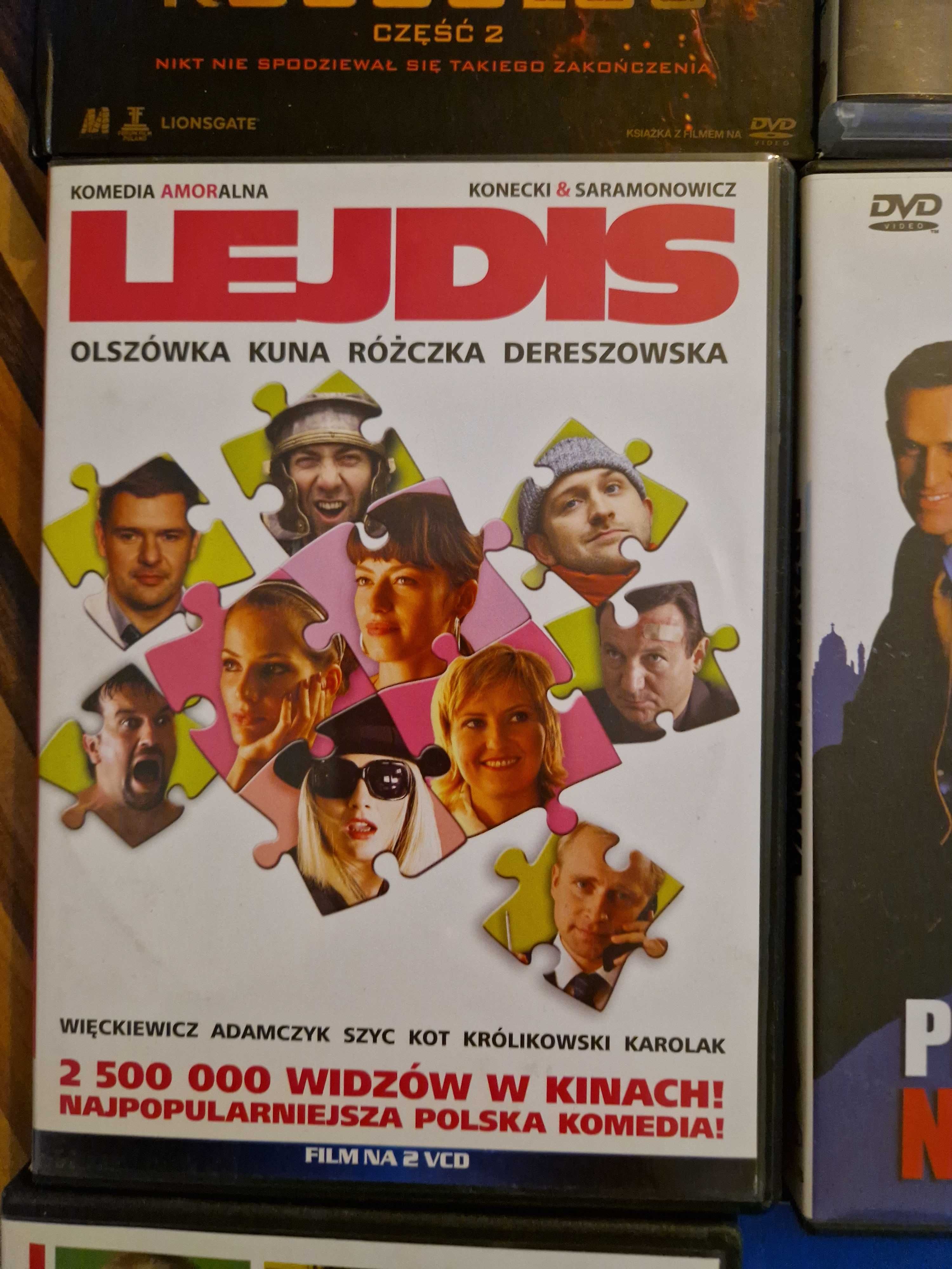 Filmy DVD 9 szt. Kosogłos, Narodziny Gwiazdy, Idealny facet i inne