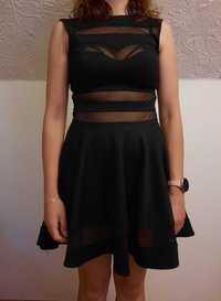 Sukienka czarna sukieneczka Club L rozmiar 10 orientacyjnie S M