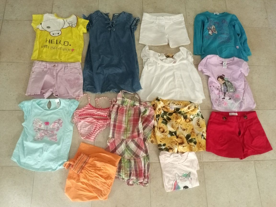 Lote roupa marca 7-10 anos impecável