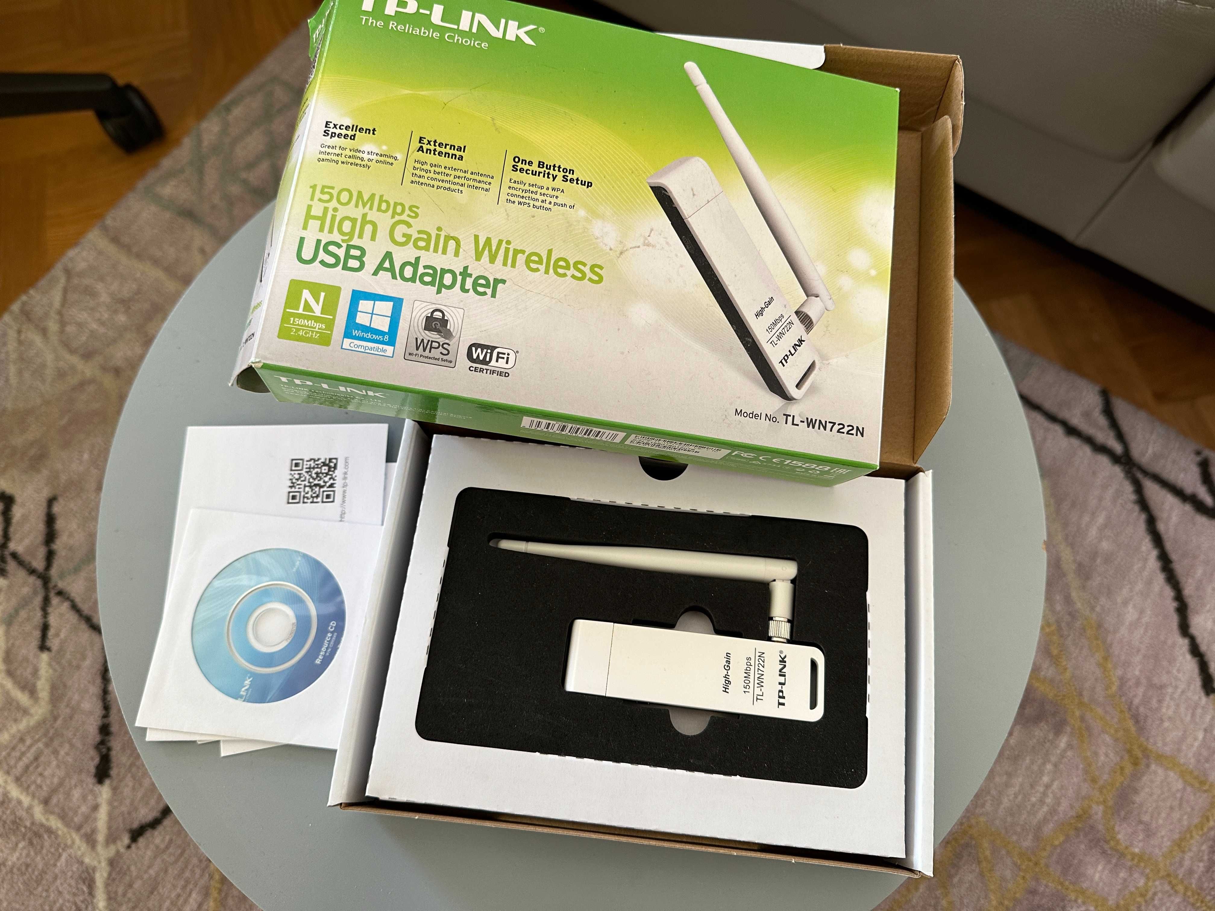 Karta sieciowa zewnętrzna TP-Link TL-WN722N