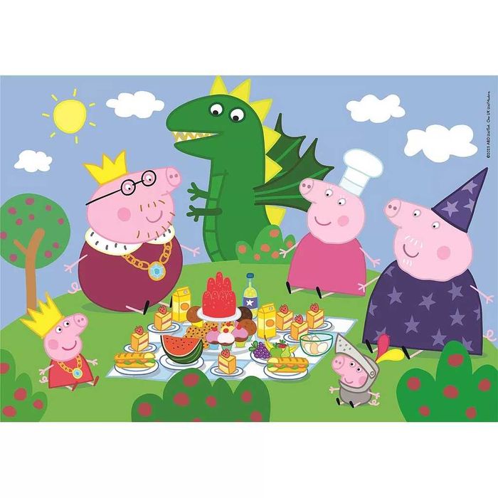 Puzzle Clementoni Peppa Pig SuperColor 33,5x23,5cm 60 peças