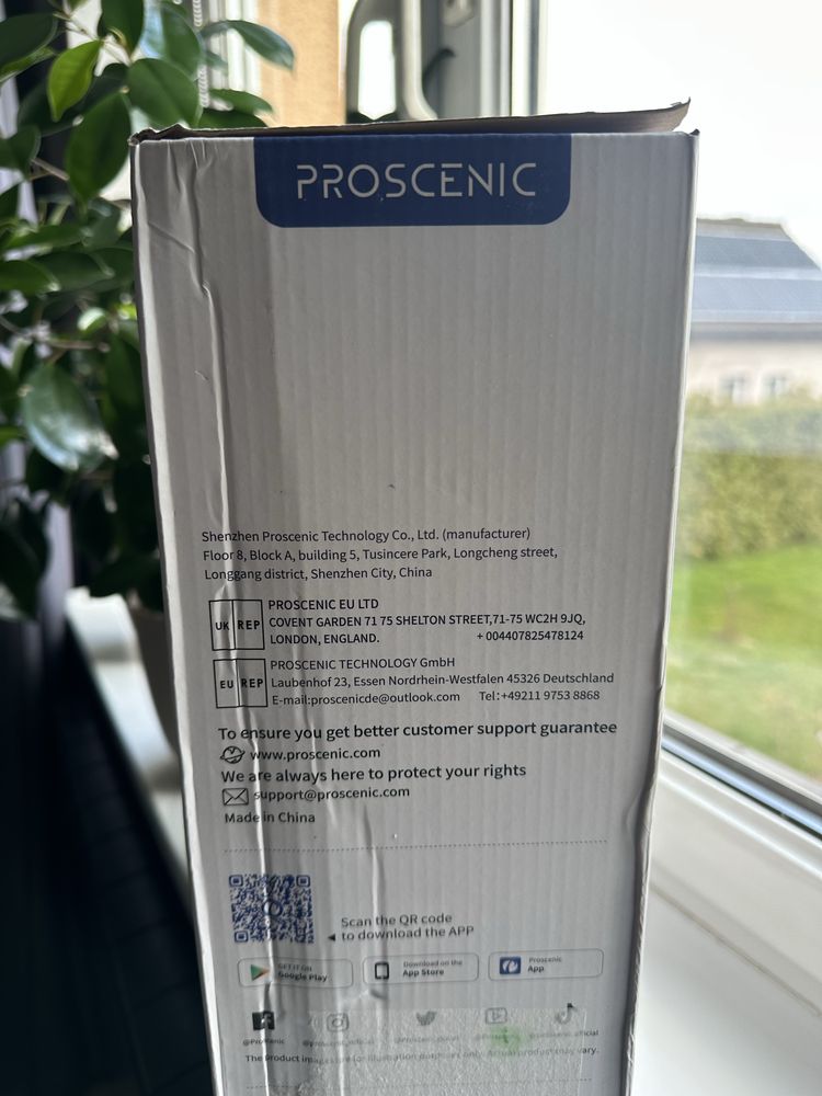 Robot sprzątający Proscenic Q8 czarny NOWY