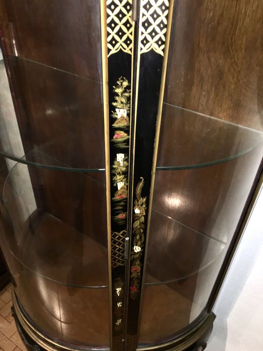 Vitrine, cristaleira chinesa oriental antiga
