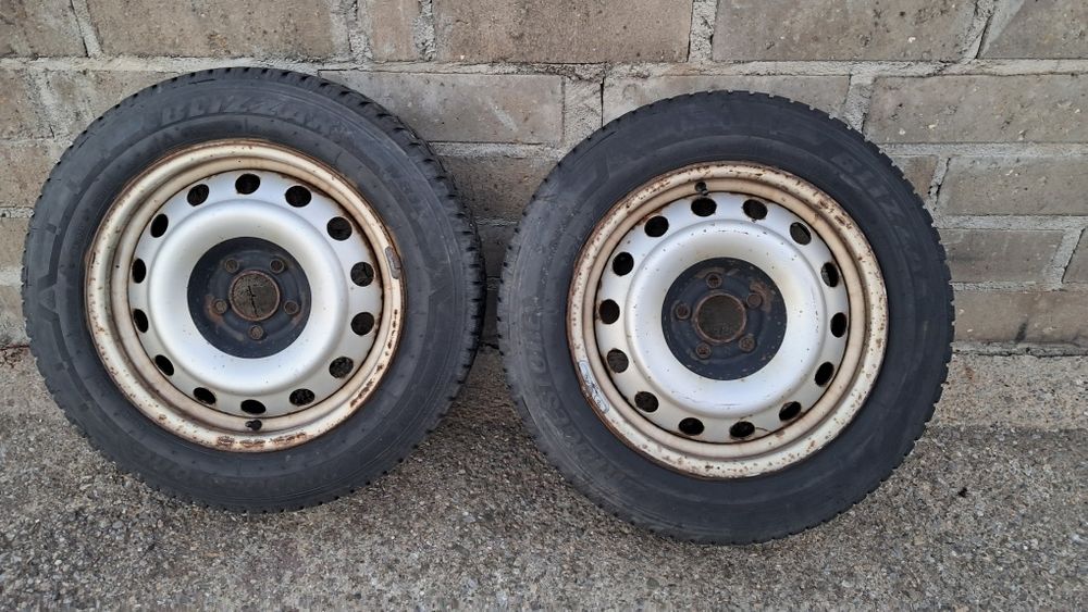 2x koła zimowe Fiat Scudo Citroen Jumpy Peugeot Exper 5x108 195/65/16c