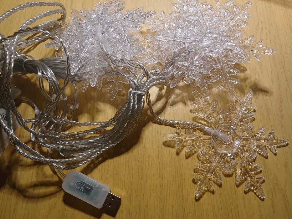 Świąteczne lampki LED pod USB