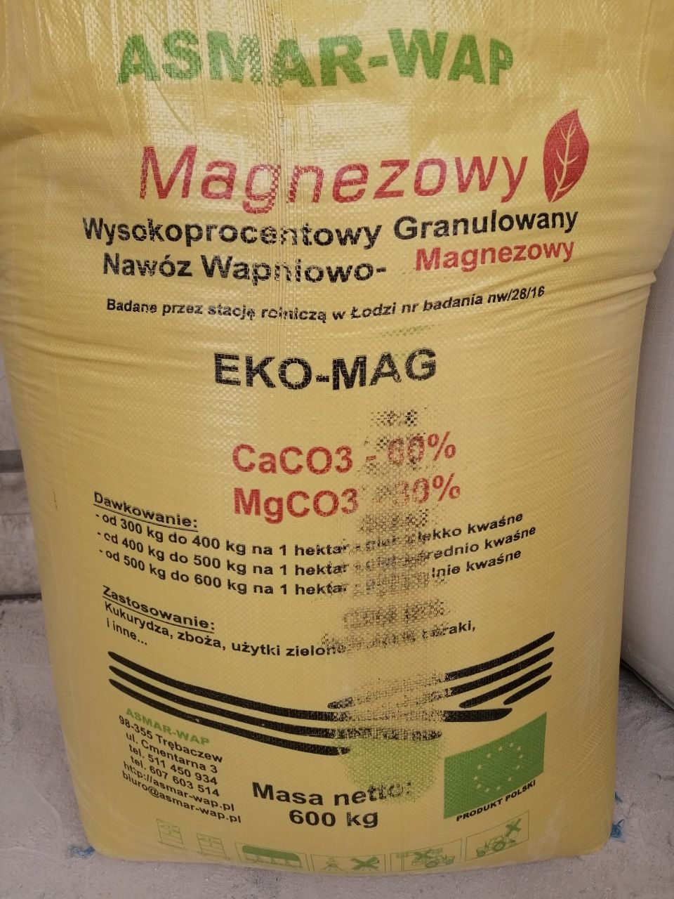 Wapno nawozowe magnezowe