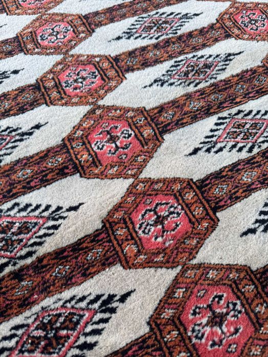 Salonowa Pakistańska Buchara Ręcznie Tkana Wełniana Dywan 378x280