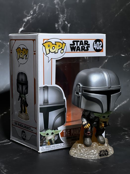 Фігурка Funko POP! Мандалорець з малюком / Mandalorian