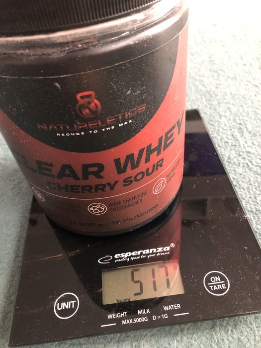 Natureletics Clear Whey Cherry Sour odżywka białkowa