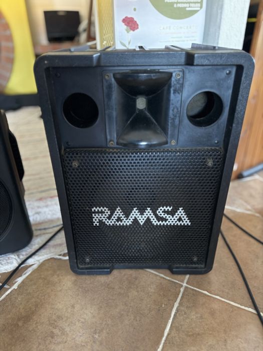 Colunas Panasonic Ramsa 250W (Made in Japan) 2 colunas