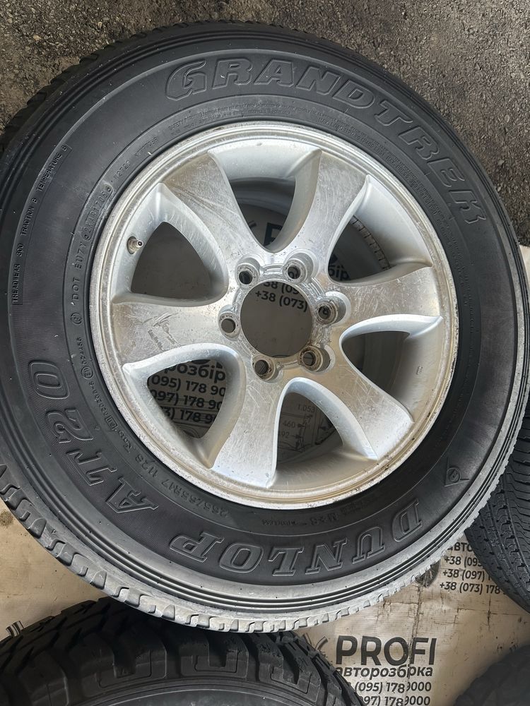 Продам диски+шини Toyota Prado 120-150 (Запаски) R17 265/65/17(235/65)