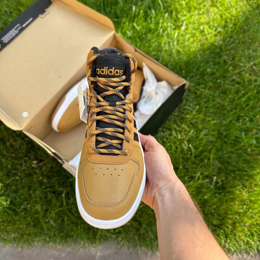 Чоловічі черевики кросівки Adidas Hoops Mid оригінал нові в коробці