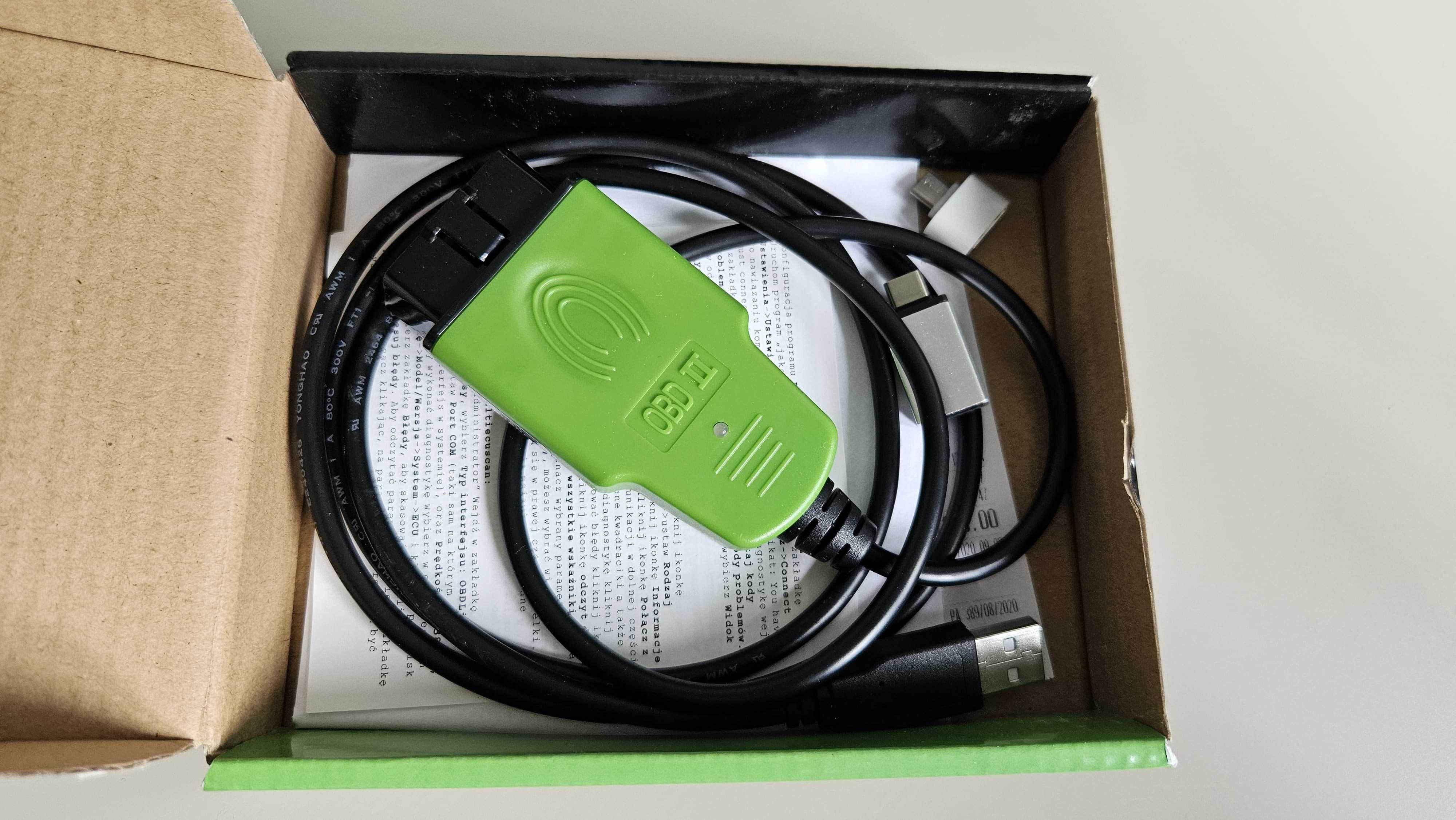 Interfejs diagnostyczny OBD II Viaken Vscan STN2120 ELM327 v4 Ford
