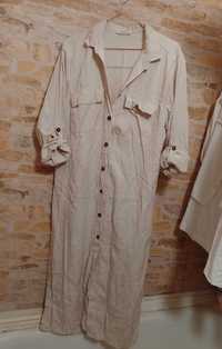 (XL/XXL) Długa sukienka koszulowa z Madrytu