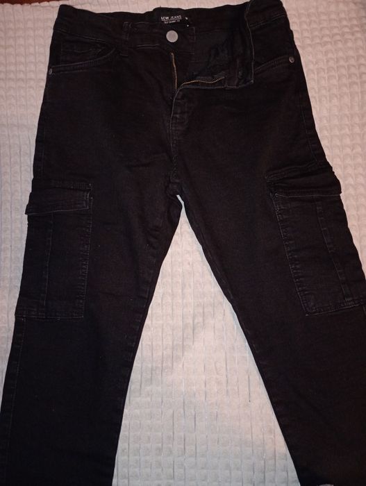 Чорні штани карго