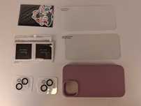 Y141 Etui Na Telefon iPhone 14 Szkło Hartowane Ochrona Aparatu