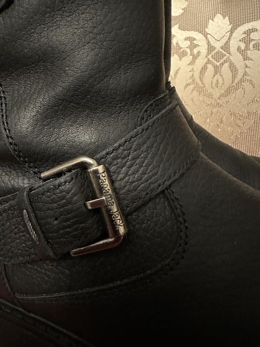 Зимние ботинки пр-ва Испания р.38,натур.кожа,овчина,б/у,идеальные