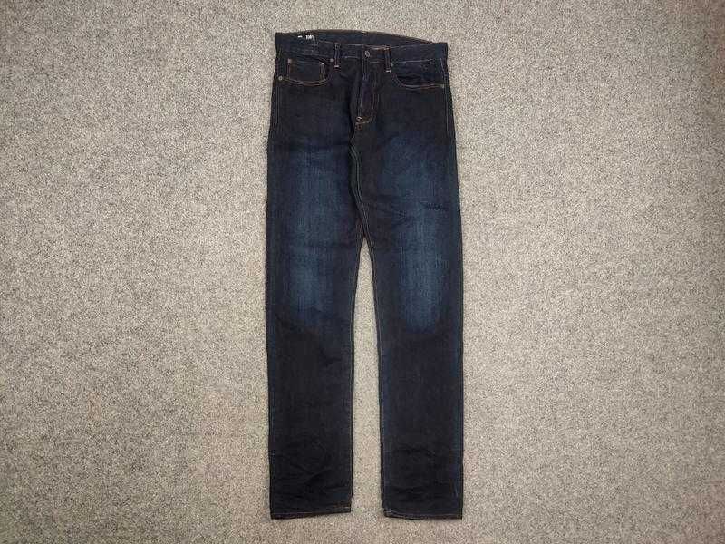Нові ідеальні чоловічі завужені джинси G Star Raw 3301 темно сині ориг