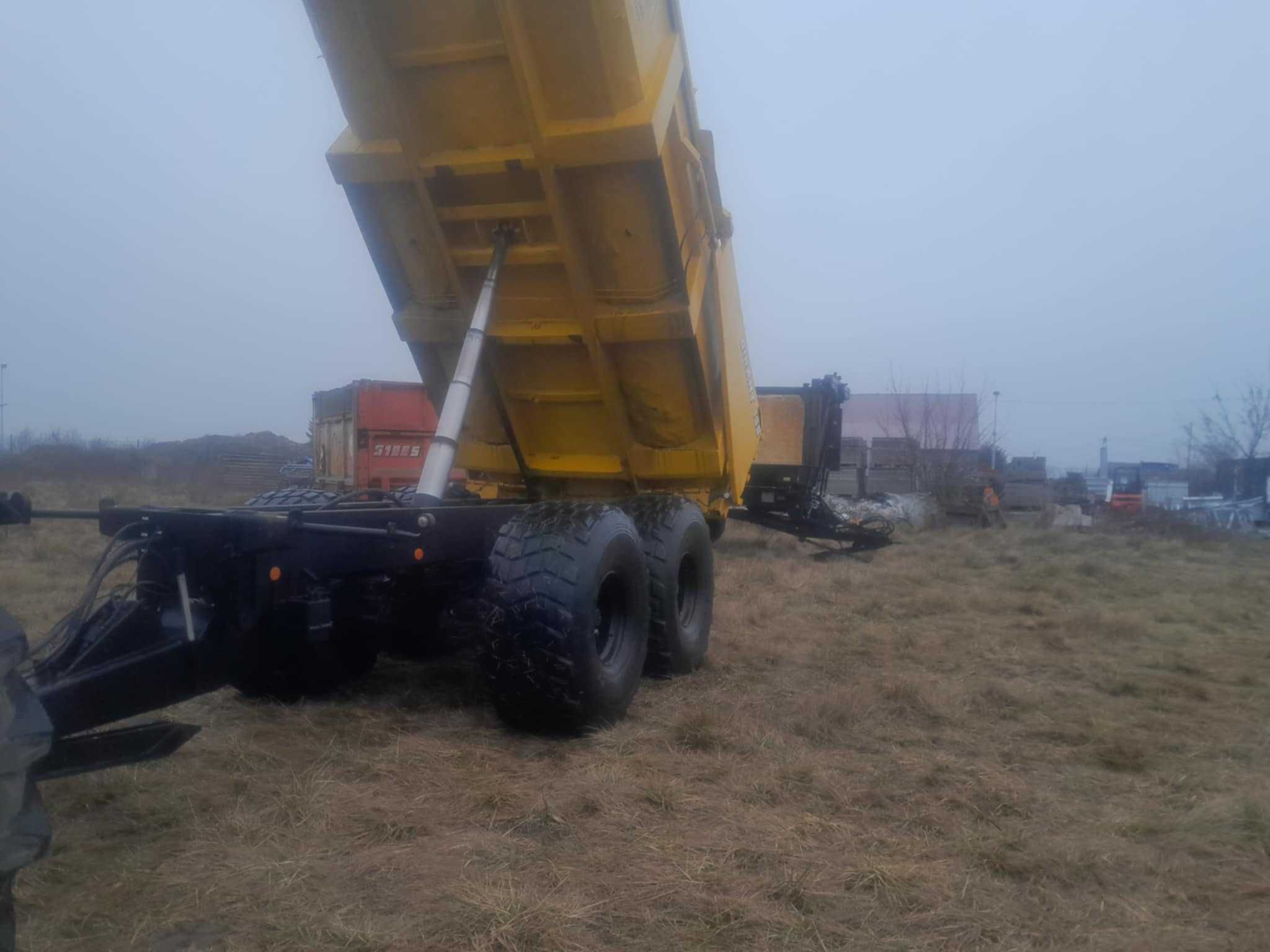 przyczepe skorupowa budowlana Beco Gigant 180