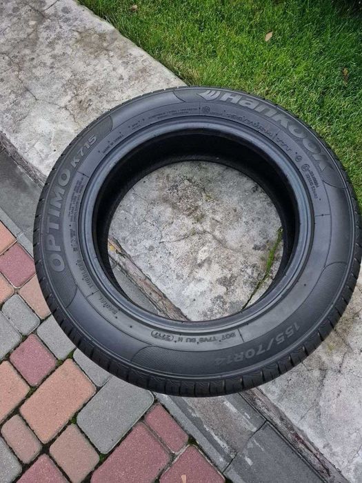 Продам летнюю резину HANKOOK OPTIMO размер 155/70 R14 4шт.