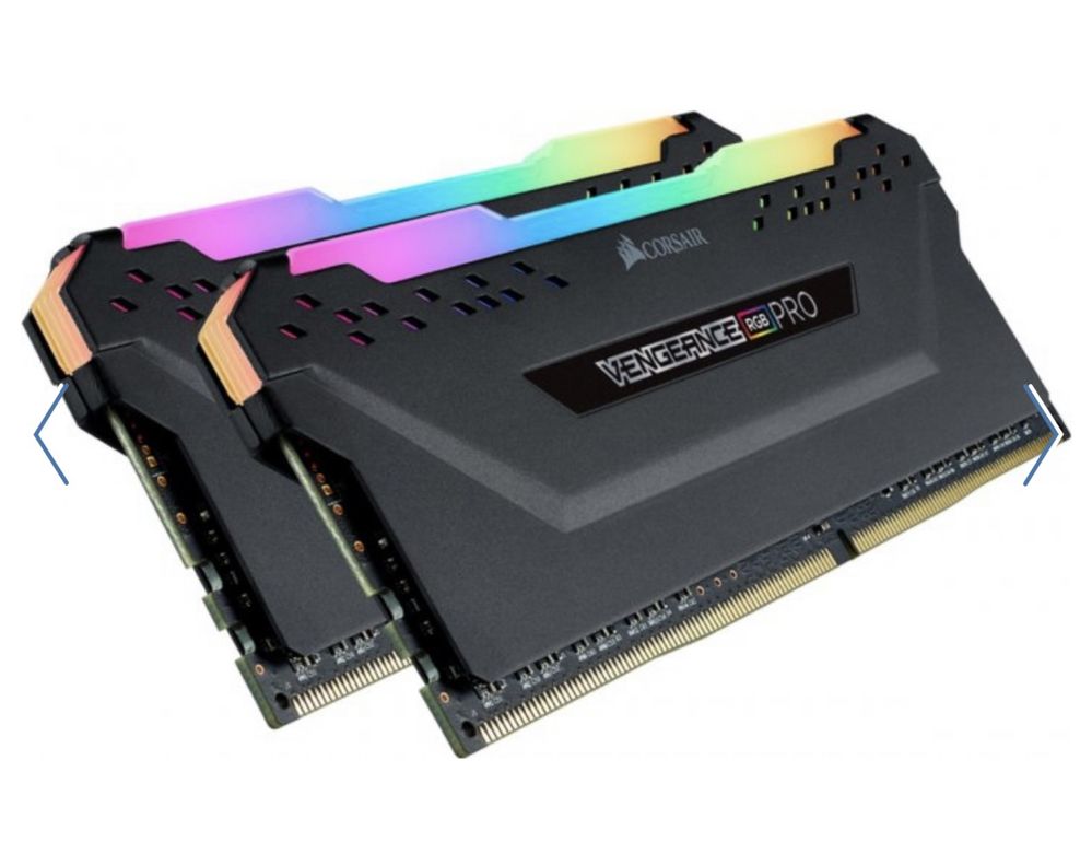 Модуль памяти Corsair DDR4 16GB (2x8GB) 3200 MHz Vengeance