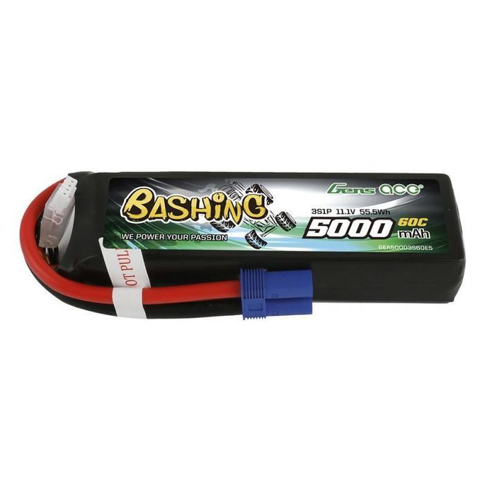 Akumulator Lipo Gens Ace Bashing 5000Mah 11,1V 3S1P 60C Ec5