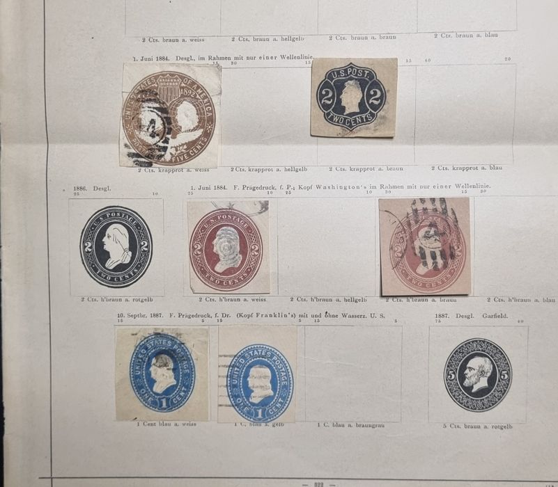 Znaczki pocztowe USA