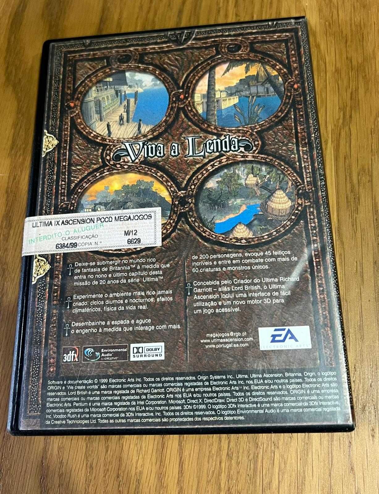 Jogos para computador - com caixa e cds originais