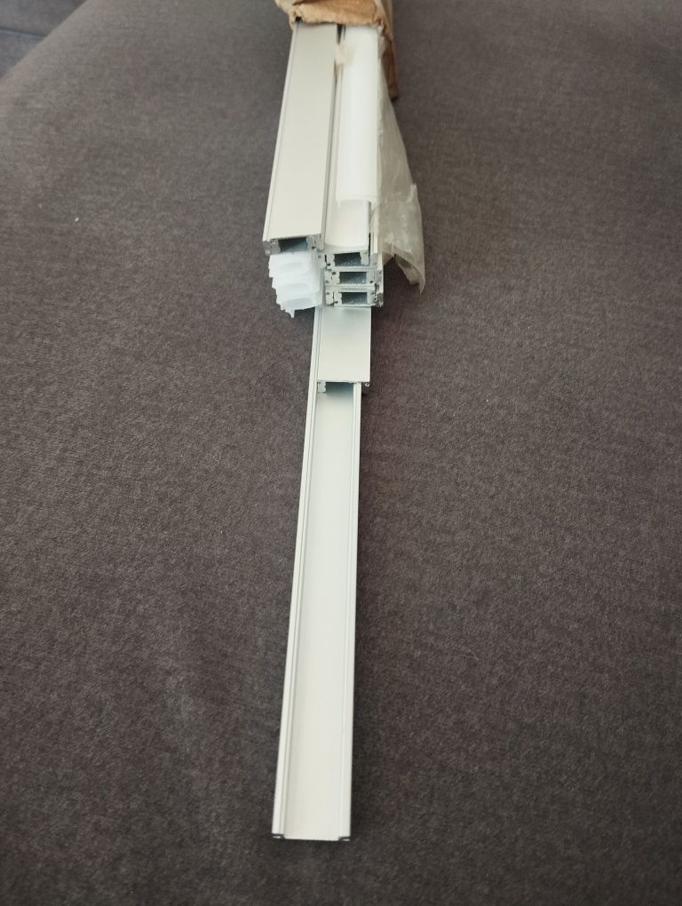 Szyna/listwa do taśm LED, aluminium. 10 metrów, nowe.