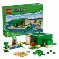 LEGO Minecraft 21254 Domek dla żółwi na plaży figurki