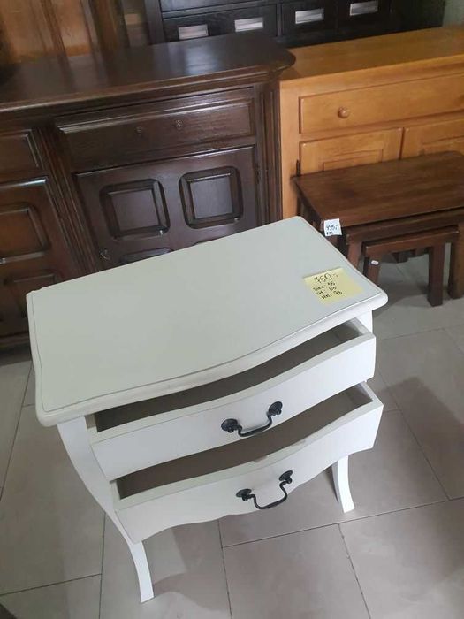 Szafka drewniana biała prowansalska elegancka zgrabna stan db FV DOWÓZ