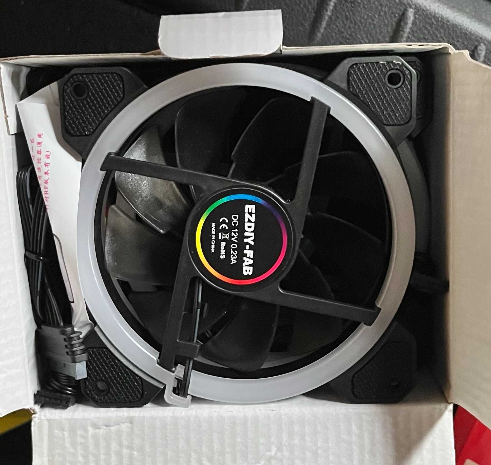 Cooler RGB de 120mm para Game Case com controle remoto (NOVO)