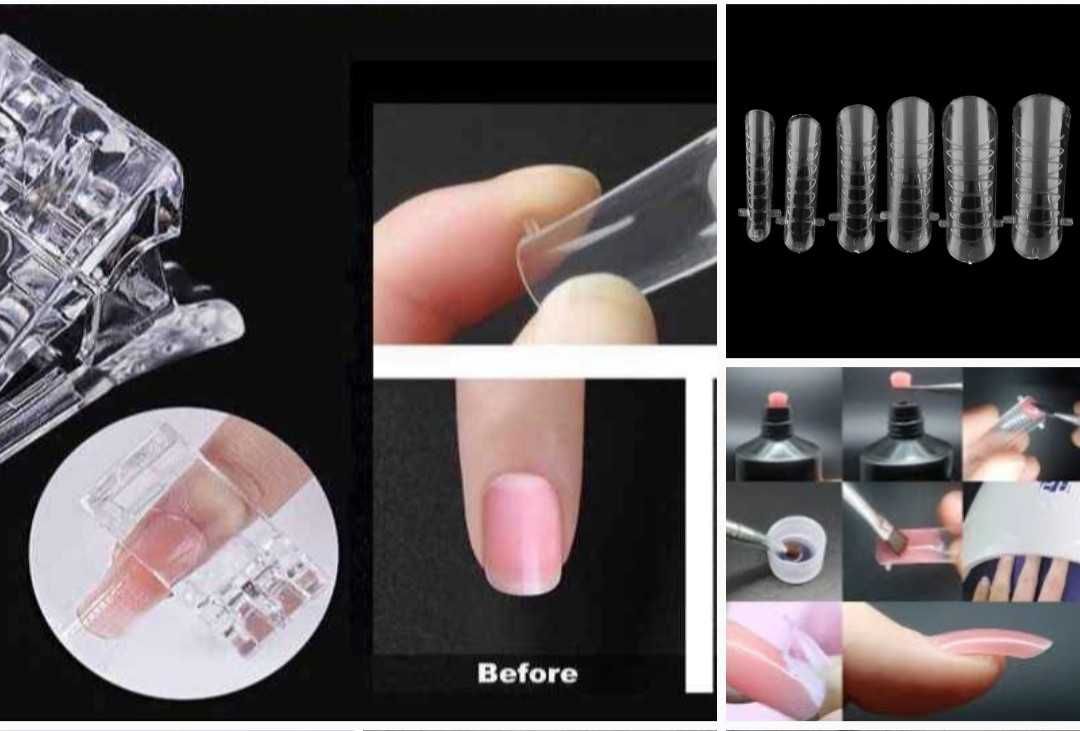 Верхние силиконовые формы для наращевания ногтей 10шт