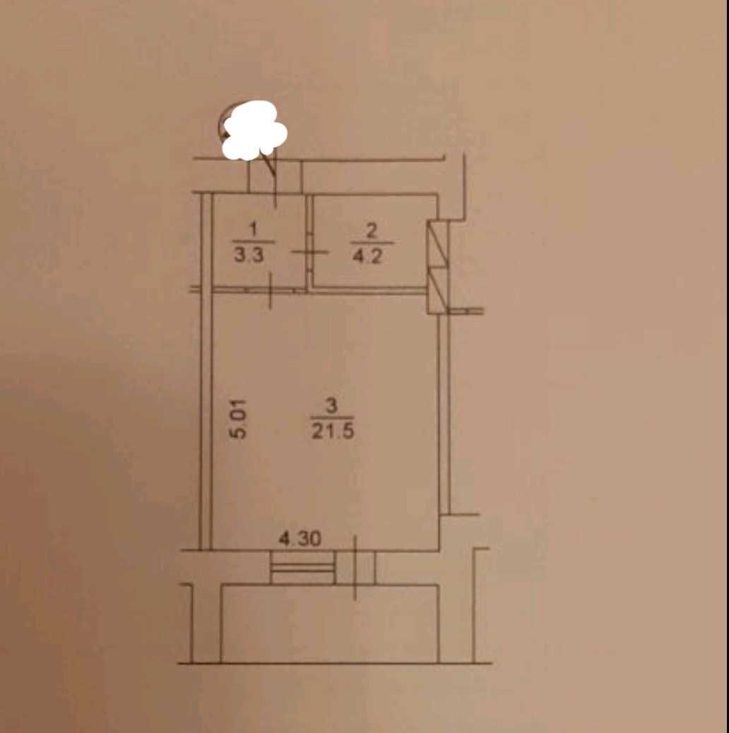 Продам 1к квартира-студія, вул. П. Чубинського 8-Б, ЖК Софія Київська,