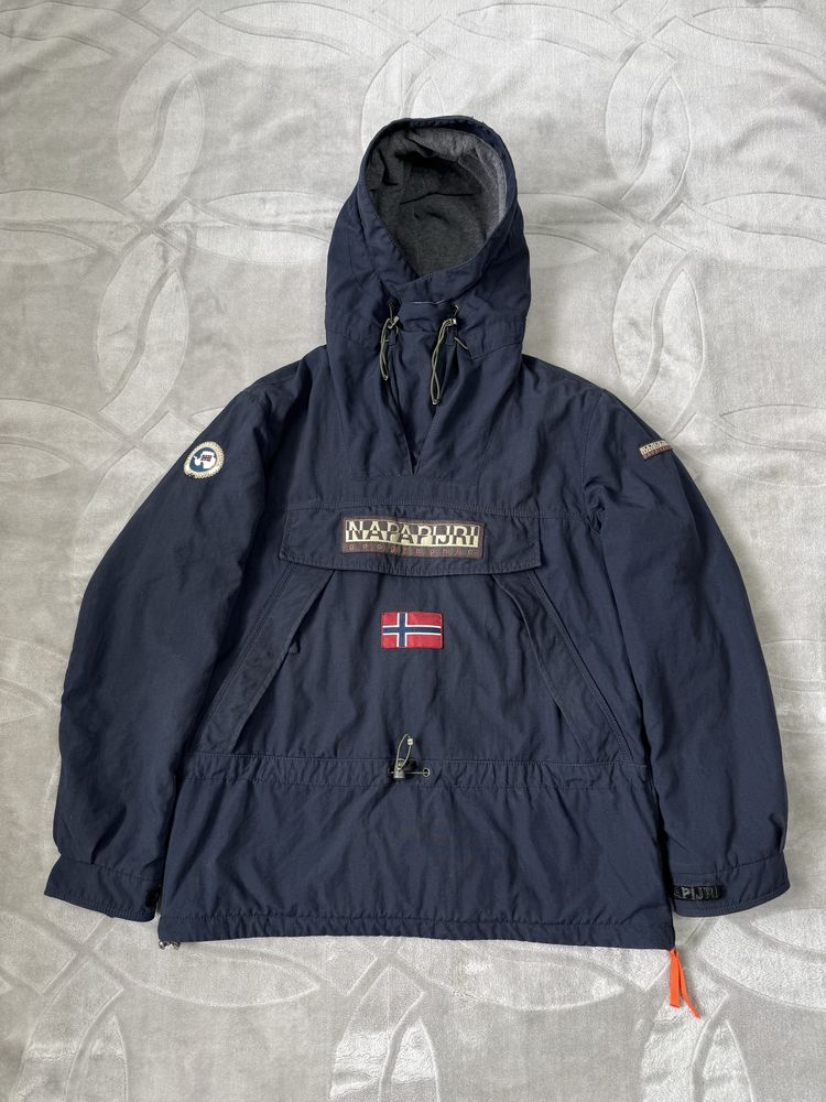 Napapijri Skidoo Anorak Jacket Navy size L kurtka narciarska snowboard