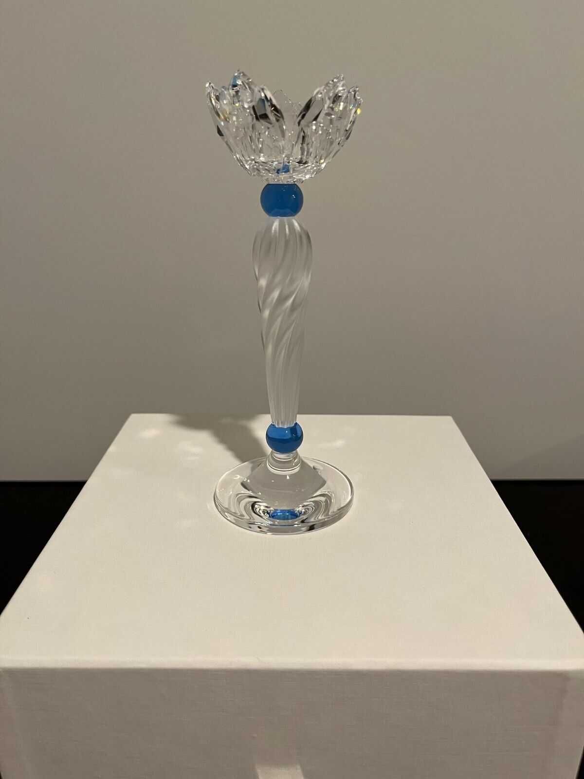 Três peças Swarovski - colecção Blue Flower