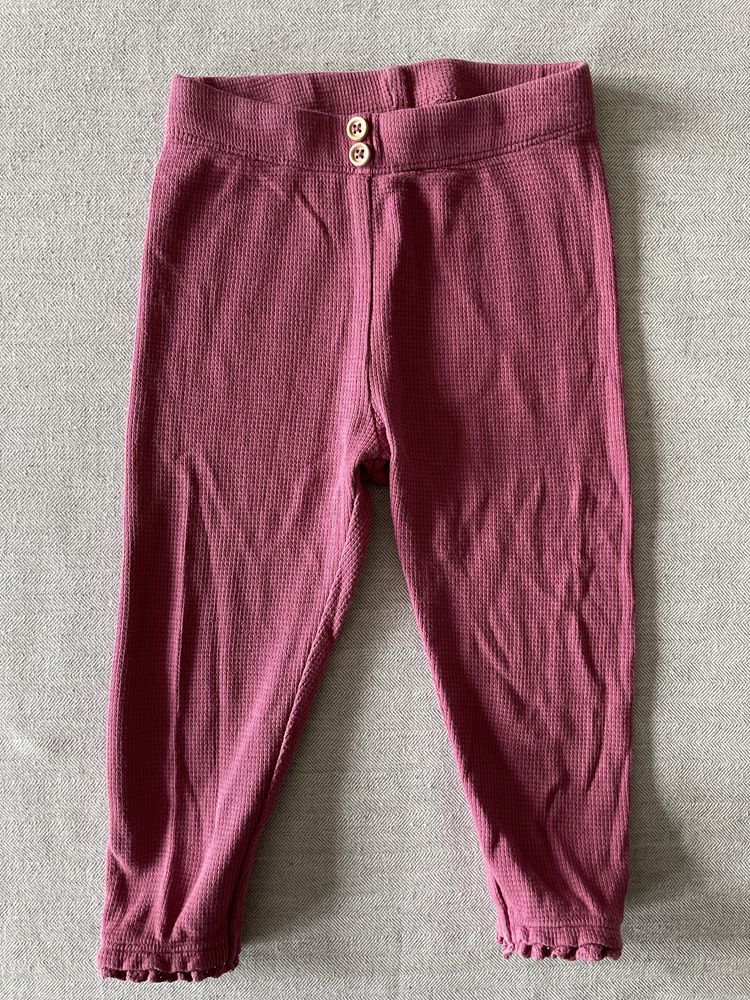 Zestaw paka 8 sztuk legginsy spodnie 80-86